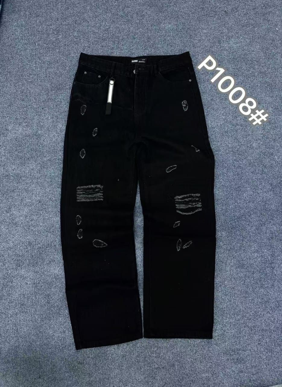 Vintage Washed Denim Jeans